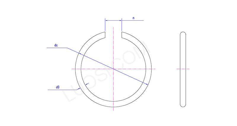Space Saving Snap Rings