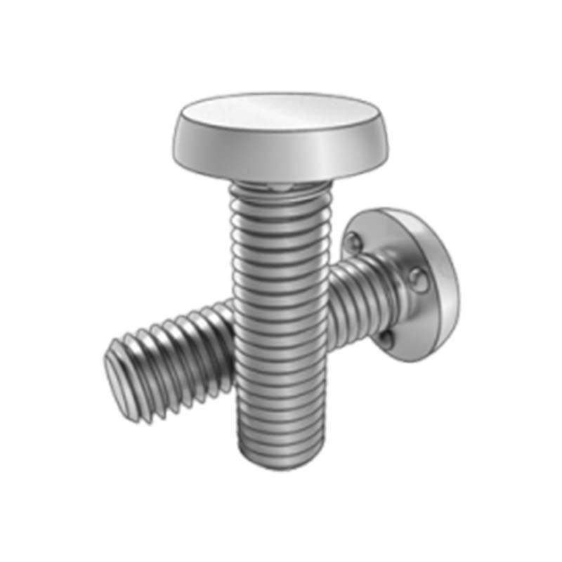 Ümmarguse peaga projektsioonkeevituskruvi