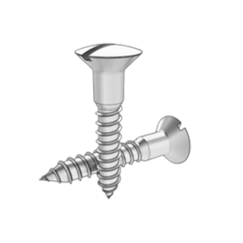 Piludega tõstetud süvistatud peaga puidukruvi